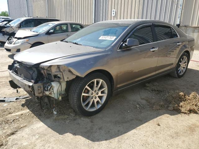 1G1ZE5EB4AF289830 - 2010 CHEVROLET MALIBU LTZ ნაცრისფერი ფოტო 1
