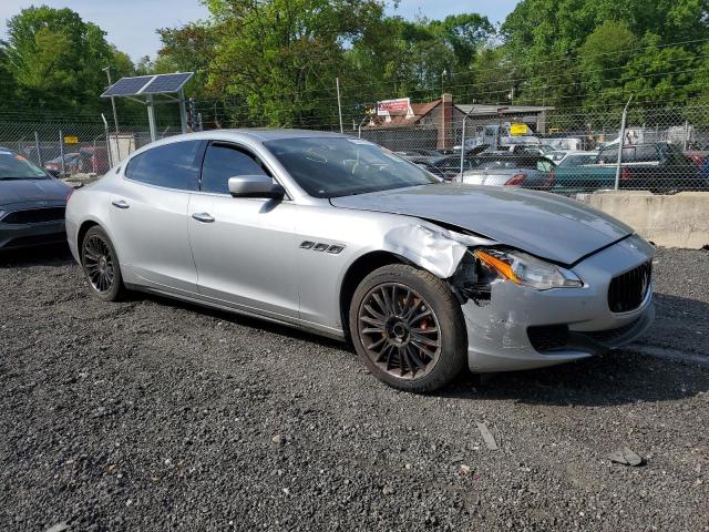 ZAM56RRA5E1098279 - 2014 MASERATI QUATTROPOR S GRAY photo 4