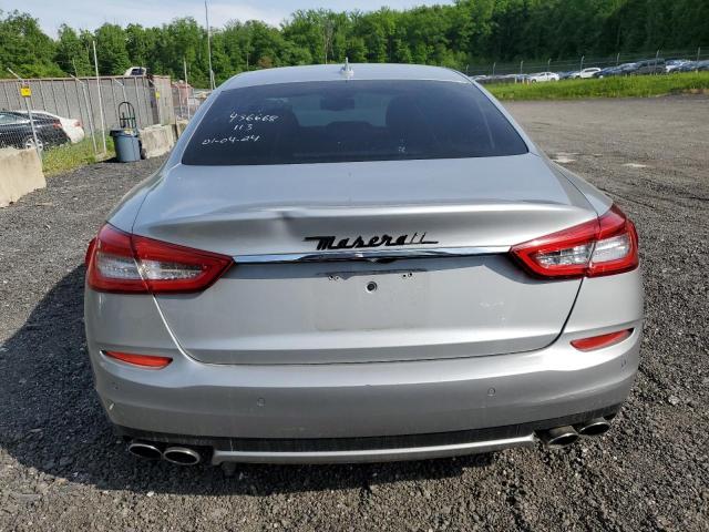 ZAM56RRA5E1098279 - 2014 MASERATI QUATTROPOR S GRAY photo 6