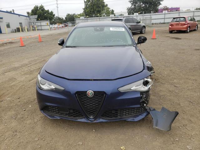 ZARFAMAN5M7643777 - 2021 ALFA ROMEO GIULIA SPORT BLUE photo 5