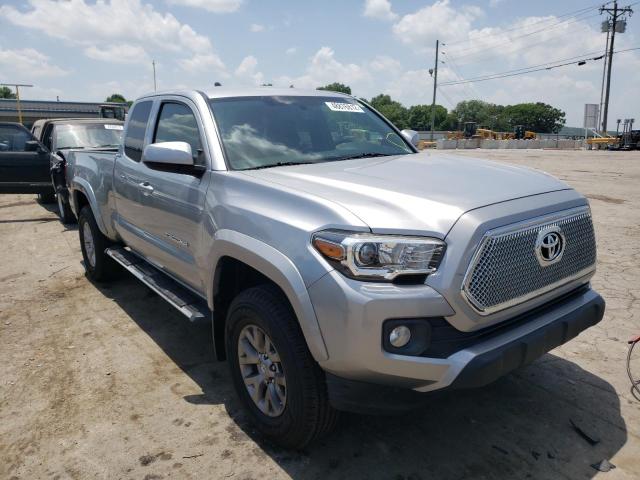 5TFRZ5CN5HX025559 - 2017 TOYOTA TACOMA ACCESS CAB ვერცხლისფერი ფოტო 1