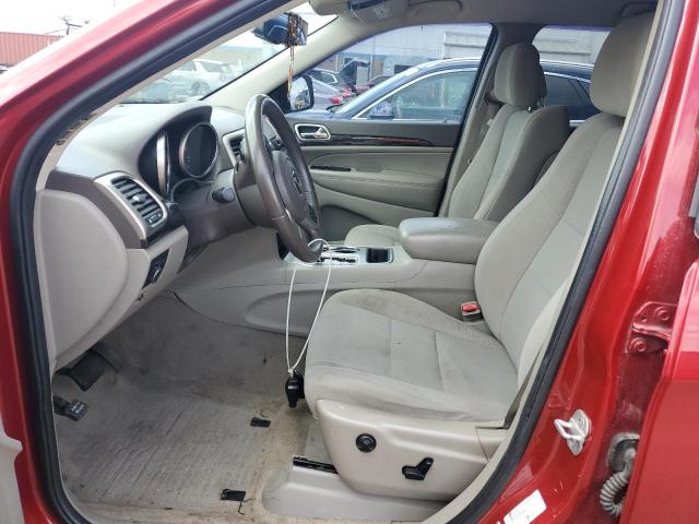 1J4RR4GG6BC507777 - 2011 JEEP GRAND CHER LAREDO Қызыл фото 7