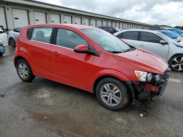 1G1JC6SH7C4160612 - 2012 CHEVROLET SONIC LT RED photo 4