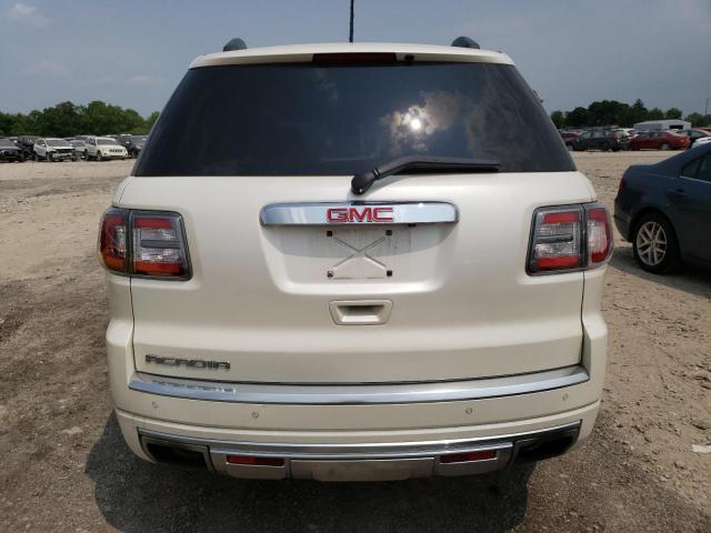 1GKKRTKD0DJ160559 - 2013 GMC ACADIA DENALI WHITE photo 6