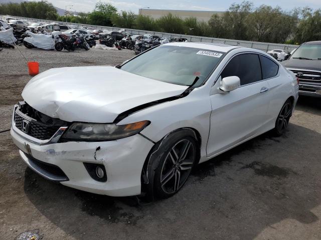 1HGCT2B86EA007069 - 2014 HONDA ACCORD EXL WHITE photo 1