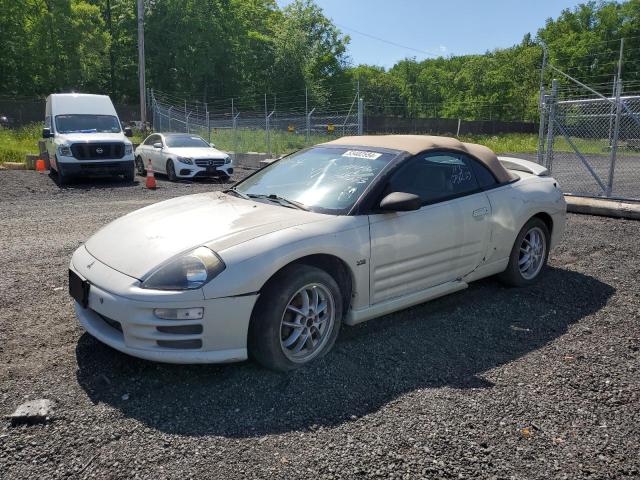 4A3AE85H02E054629 - 2002 MITSUBISHI ECLIPSE SPYDER GT WHITE photo 1