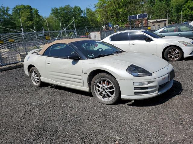 4A3AE85H02E054629 - 2002 MITSUBISHI ECLIPSE SPYDER GT WHITE photo 4