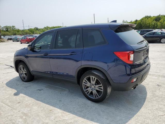 5FNYF8H57MB016137 - 2021 HONDA PASSPORT EXL BLUE photo 2