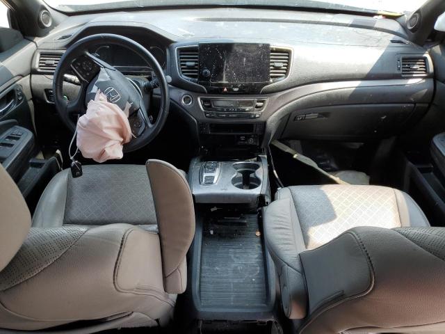 5FNYF8H57MB016137 - 2021 HONDA PASSPORT EXL BLUE photo 8