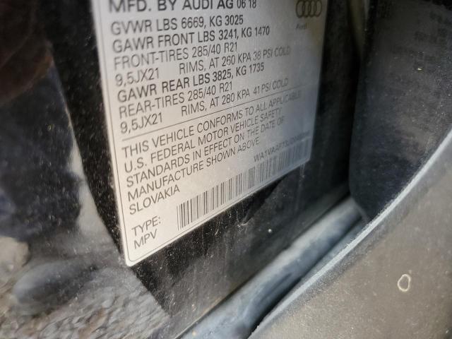 WA1VAAF73JD049386 - 2018 AUDI Q7 PRESTIGE 黑色 照片 13
