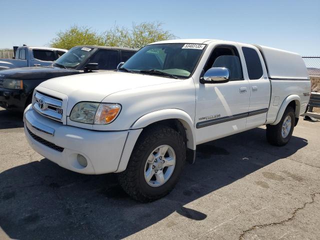 5TBRT34186S481598 - 2006 TOYOTA TUNDRA ACCESS CAB SR5 WHITE photo 1