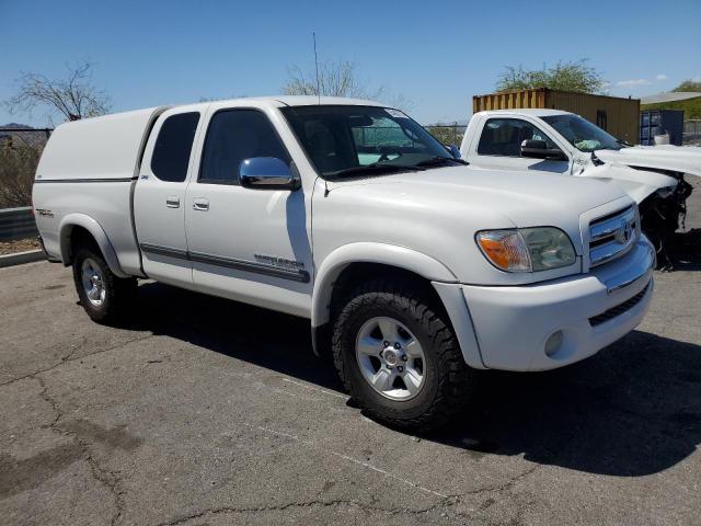 5TBRT34186S481598 - 2006 TOYOTA TUNDRA ACCESS CAB SR5 WHITE photo 4
