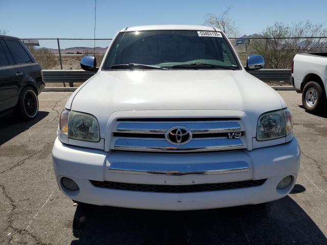 5TBRT34186S481598 - 2006 TOYOTA TUNDRA ACCESS CAB SR5 WHITE photo 5