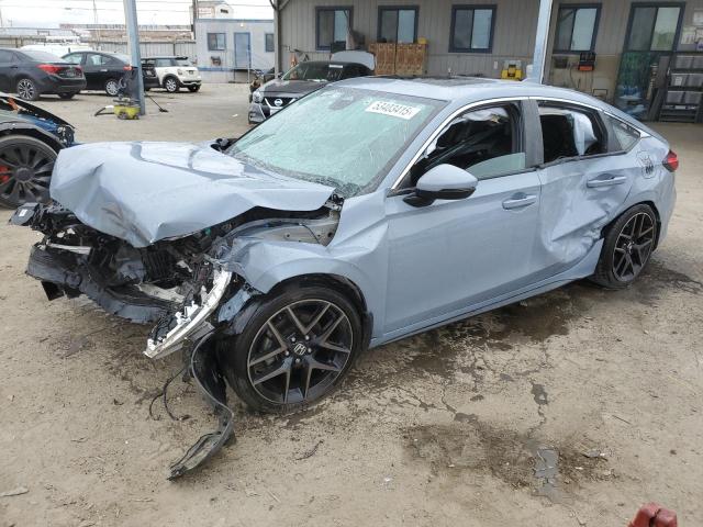 19XFL1H86NE011889 - 2022 HONDA CIVIC SPORT TOURING BLUE photo 1