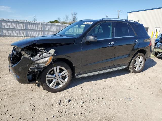 4JGDA5HB4DA118114 - 2013 MERCEDES-BENZ ML 350 4MATIC BLACK photo 1