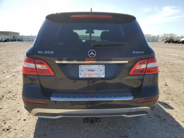 4JGDA5HB4DA118114 - 2013 MERCEDES-BENZ ML 350 4MATIC BLACK photo 6