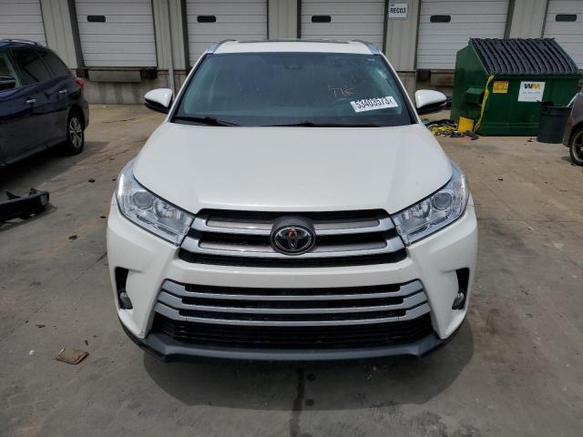 5TDJZRFH2KS614124 - 2019 TOYOTA HIGHLANDER SE WHITE photo 5