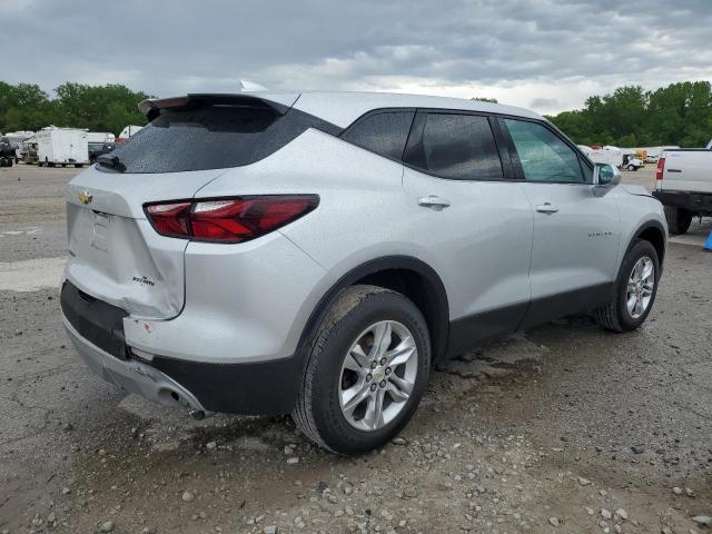 3GNKBBRA8KS703746 - 2019 CHEVROLET BLAZER 1LT SILVER photo 3