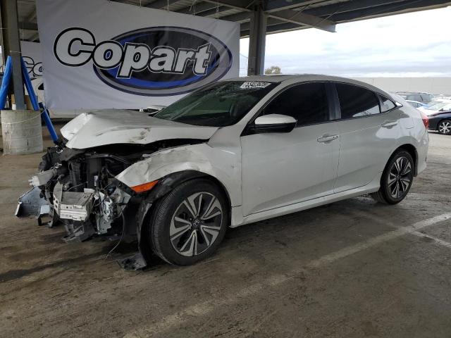 JHMFC1F75JX014673 - 2018 HONDA CIVIC EXL WHITE photo 1