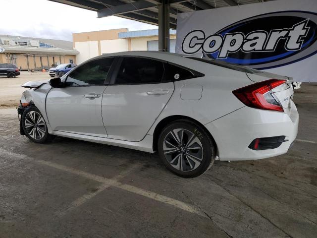 JHMFC1F75JX014673 - 2018 HONDA CIVIC EXL WHITE photo 2
