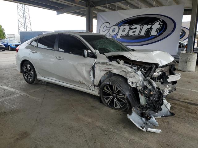 JHMFC1F75JX014673 - 2018 HONDA CIVIC EXL WHITE photo 4