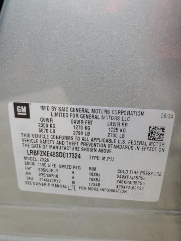 LRBFZKE48SD017324 - 2025 BUICK ENVISION PREFERRED GRAY photo 12