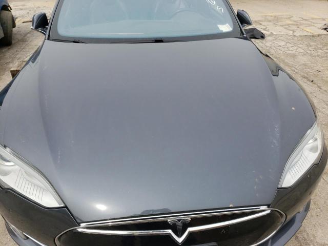 5YJSA1E21FF109938 - 2015 TESLA MODEL S GRAY photo 11