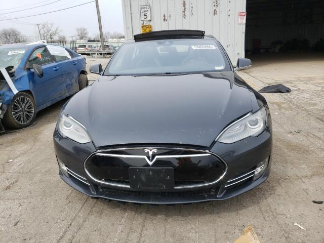 5YJSA1E21FF109938 - 2015 TESLA MODEL S GRAY photo 5