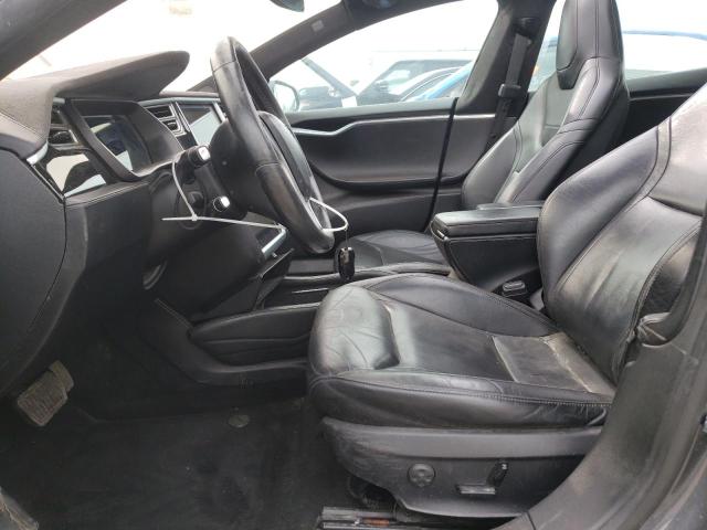5YJSA1E21FF109938 - 2015 TESLA MODEL S GRAY photo 7