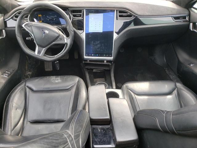 5YJSA1E21FF109938 - 2015 TESLA MODEL S GRAY photo 8