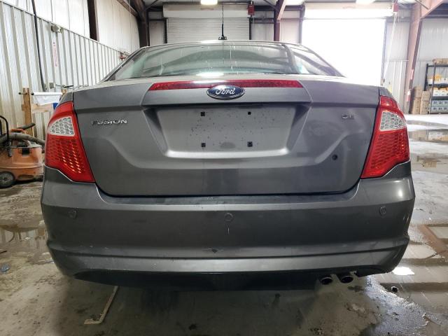 3FAHP0HA6AR252662 - 2010 FORD FUSION SE GRAY photo 6