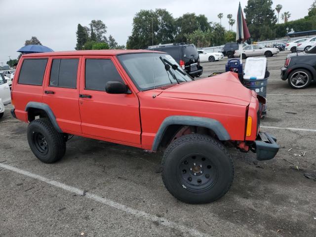 1J4FJ28S8VL518396 - 1997 JEEP CHEROKEE SE RED photo 4