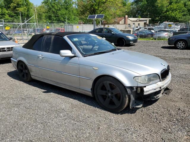 WBABW33414PL31686 - 2004 BMW 325 CI SILVER photo 4