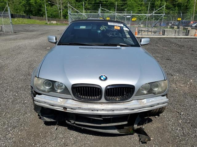 WBABW33414PL31686 - 2004 BMW 325 CI SILVER photo 5