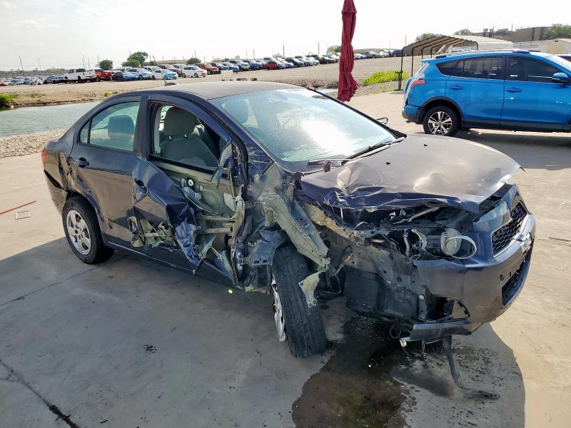 1G1JA5SH1F4172338 - 2015 CHEVROLET SONIC LS 蓝色 照片 4