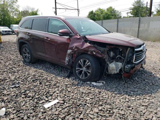 5TDJKRFH1GS318023 - 2016 TOYOTA HIGHLANDER XLE Qırmızı foto 4