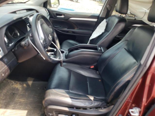 5TDJKRFH1GS318023 - 2016 TOYOTA HIGHLANDER XLE Qırmızı foto 7