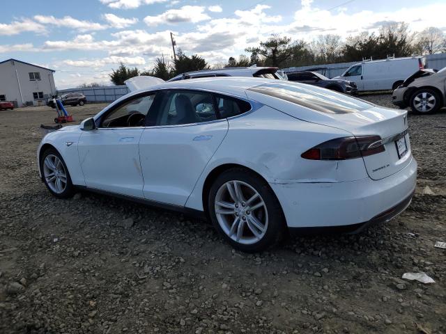 5YJSA1H1XEFP55657 - 2014 TESLA MODEL S WHITE photo 2