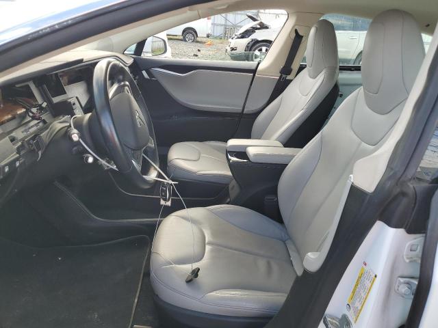5YJSA1H1XEFP55657 - 2014 TESLA MODEL S WHITE photo 7