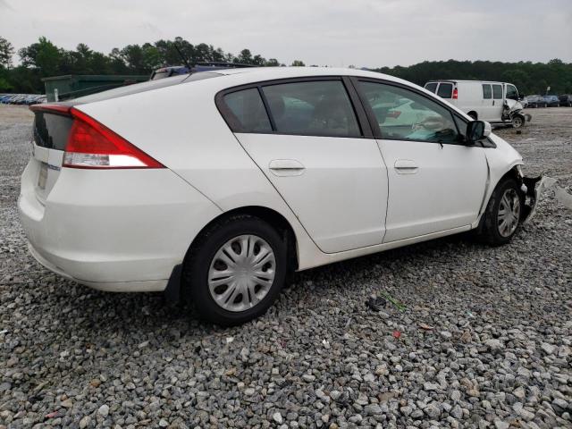 JHMZE2H38BS000370 - 2011 HONDA INSIGHT WHITE photo 3