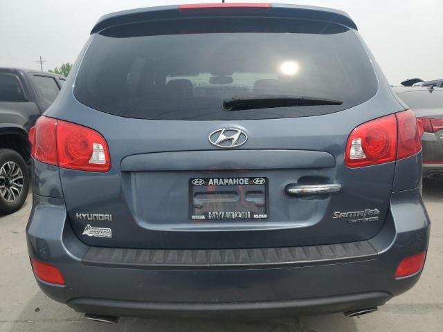 5NMSH73E78H218966 - 2008 HYUNDAI SANTA FE SE BLUE photo 6