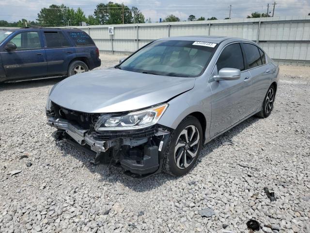 1HGCR2F82HA099407 - 2017 HONDA ACCORD EXL SILVER photo 1