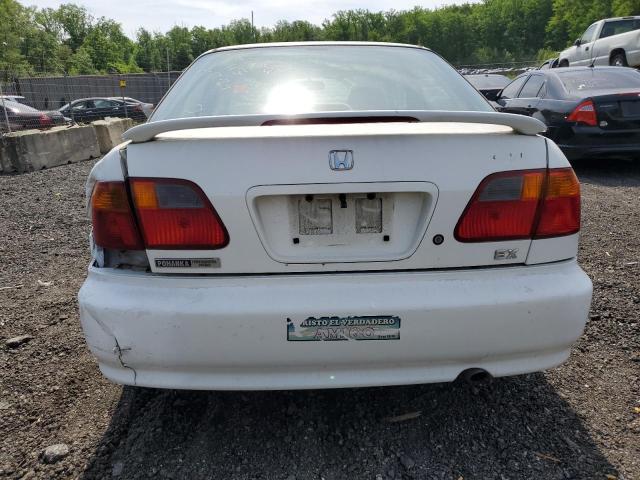 1HGEJ8648XL022883 - 1999 HONDA CIVIC EX WHITE photo 6