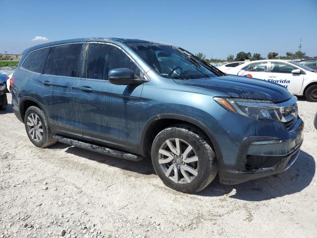 5FNYF5H34KB033391 - 2019 HONDA PILOT EX TEAL photo 4