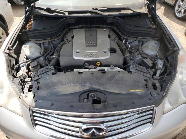 JN1BJ0HR8DM481738 - 2013 INFINITI EX37 BASE SILVER photo 11