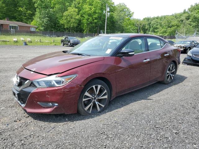 1N4AA6APXJC370037 - 2018 NISSAN MAXIMA 3.5S BURGUNDY photo 1