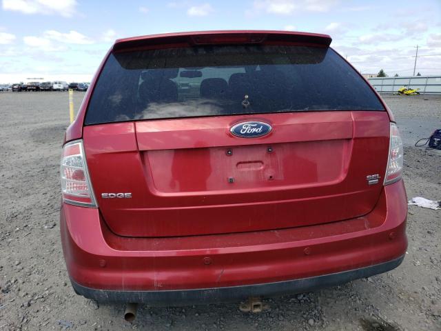 2FMDK49C47BA97952 - 2007 FORD EDGE SEL PLUS RED photo 6