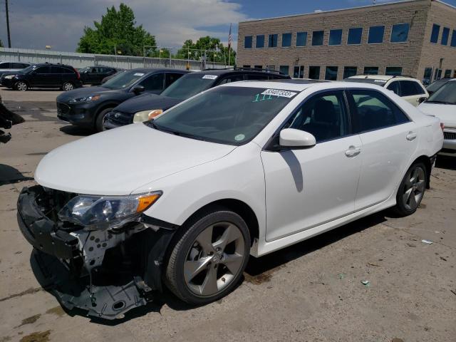 4T1BK1FK0CU018363 - 2012 TOYOTA CAMRY SE WHITE photo 1