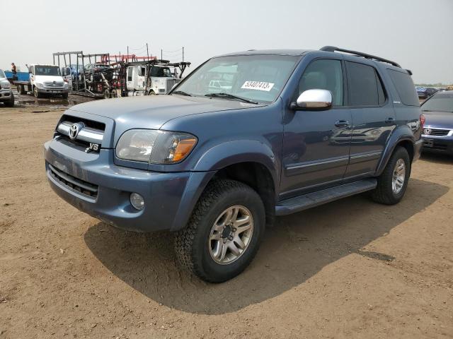 5TDBT48A77S282830 - 2007 TOYOTA SEQUOIA LIMITED BLUE photo 1