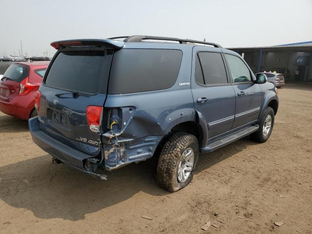5TDBT48A77S282830 - 2007 TOYOTA SEQUOIA LIMITED BLUE photo 3